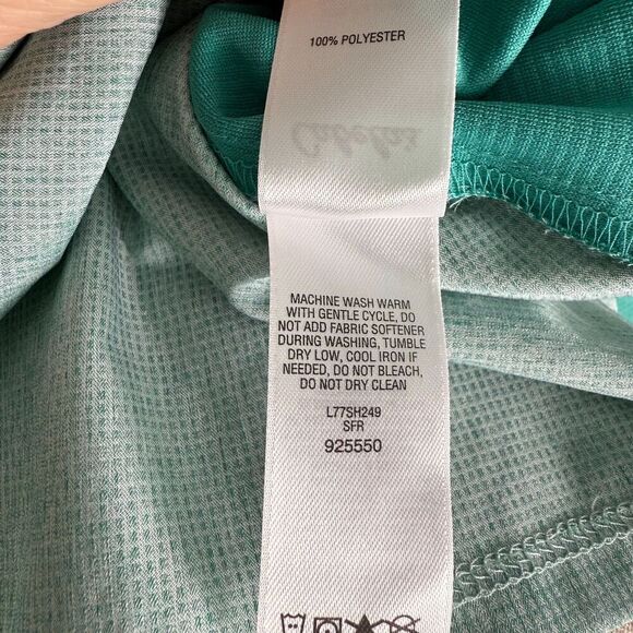 Cabela's XPG Long Sleeve Shirt, Women's Sz L, Green & White, Fishing, Outdoors - Picture 12 of 13